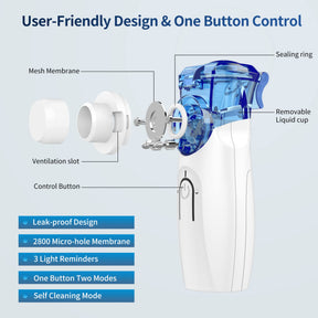 Handheld Mesh Portable Nebulizer