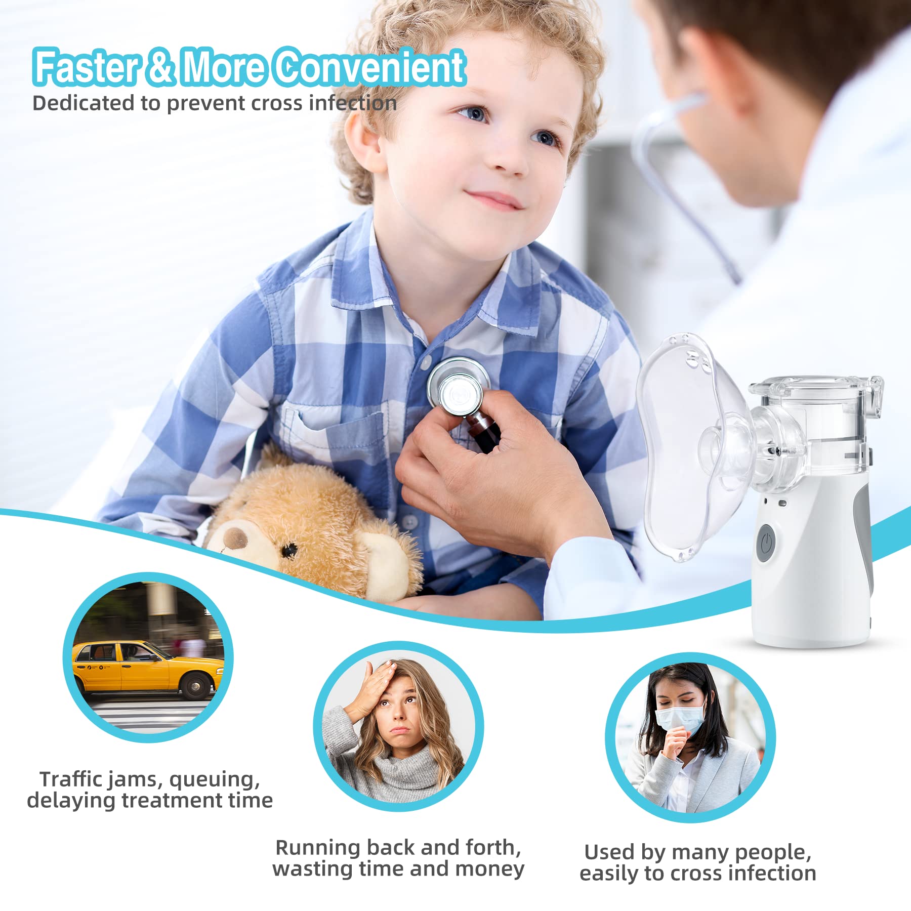 Handheld Mesh Portable Nebulizer Machine