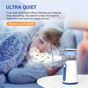 USB-C Rechargeable Handheld Nebulizer for Breathing Treatment