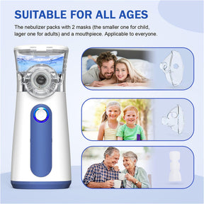 USB-C Rechargeable Handheld Nebulizer for Breathing Treatment