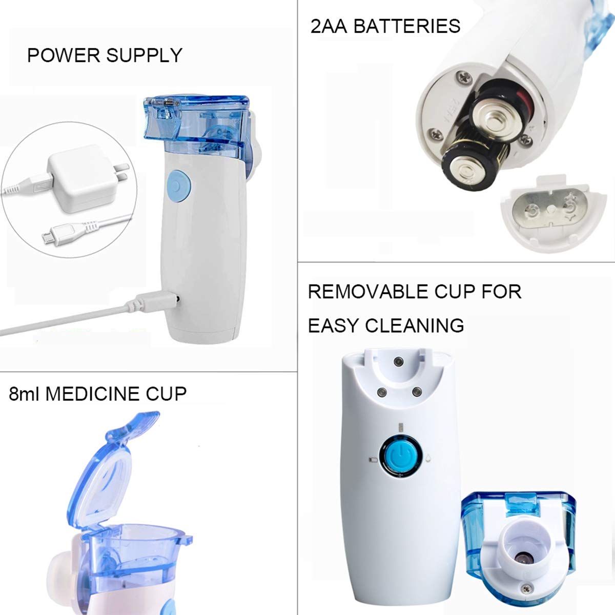 Handheld Personal Steam Inhalers Nebulizer Machine