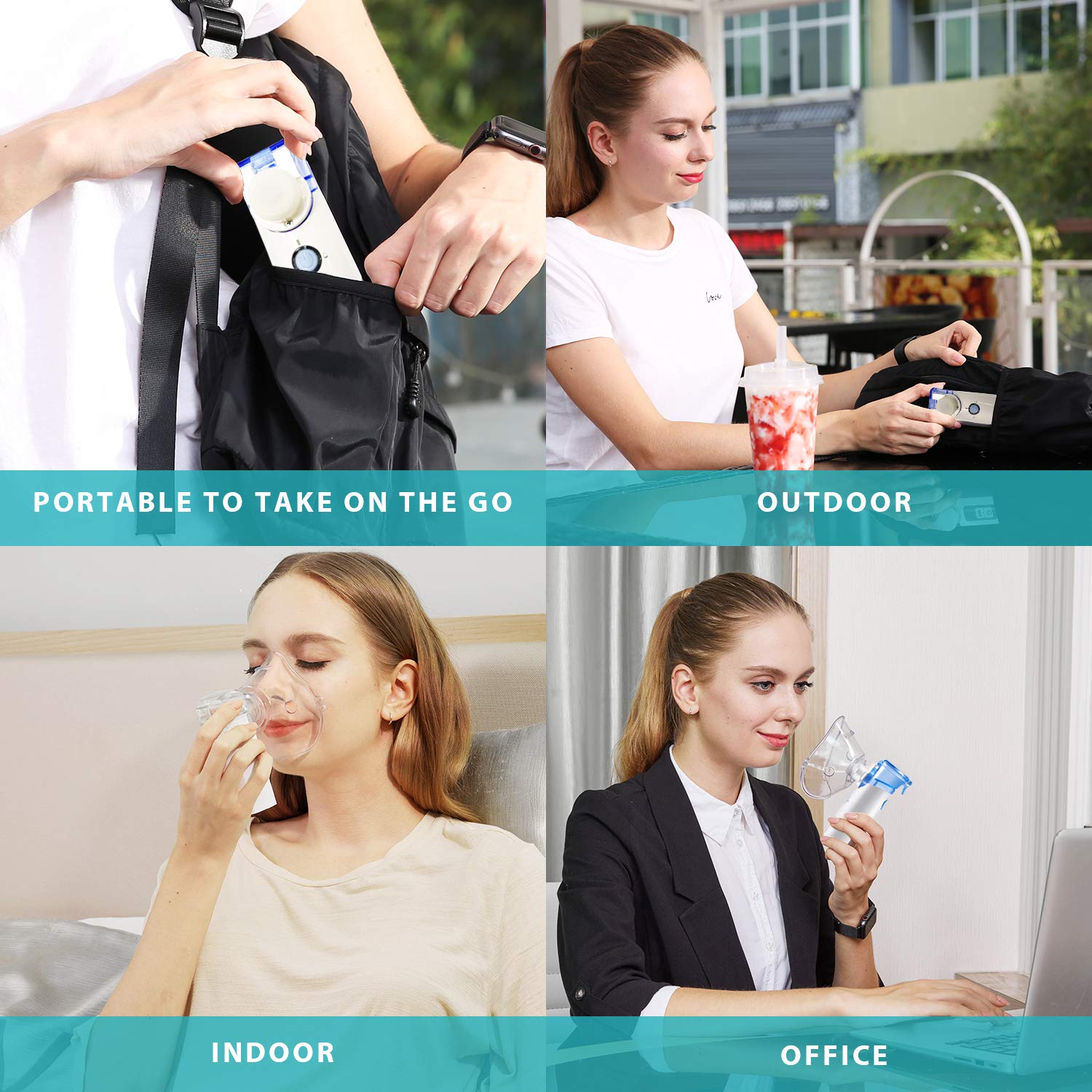 Handheld Personal Steam Inhalers Nebulizer Machine