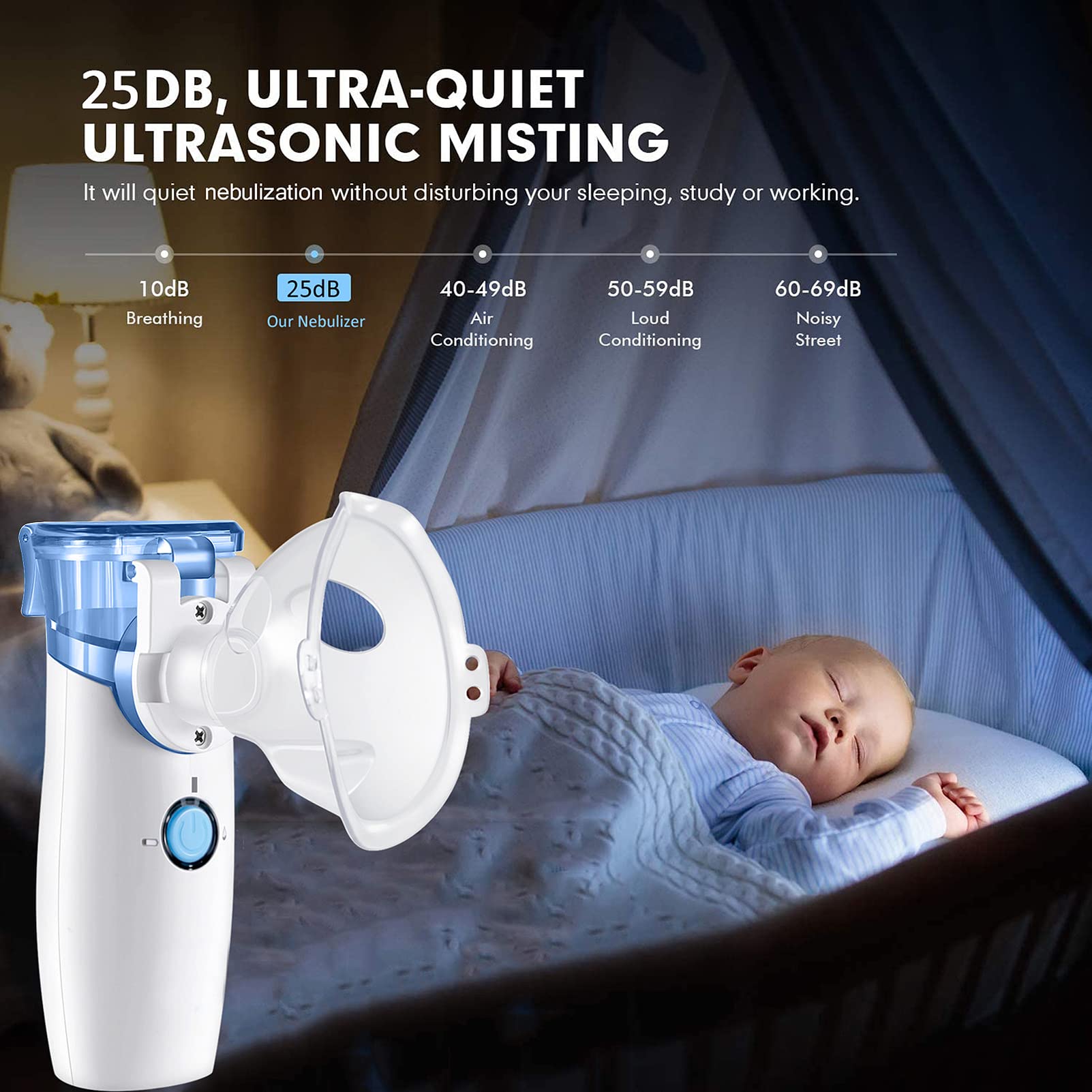 Handheld Personal Steam Inhalers Nebulizer Machine