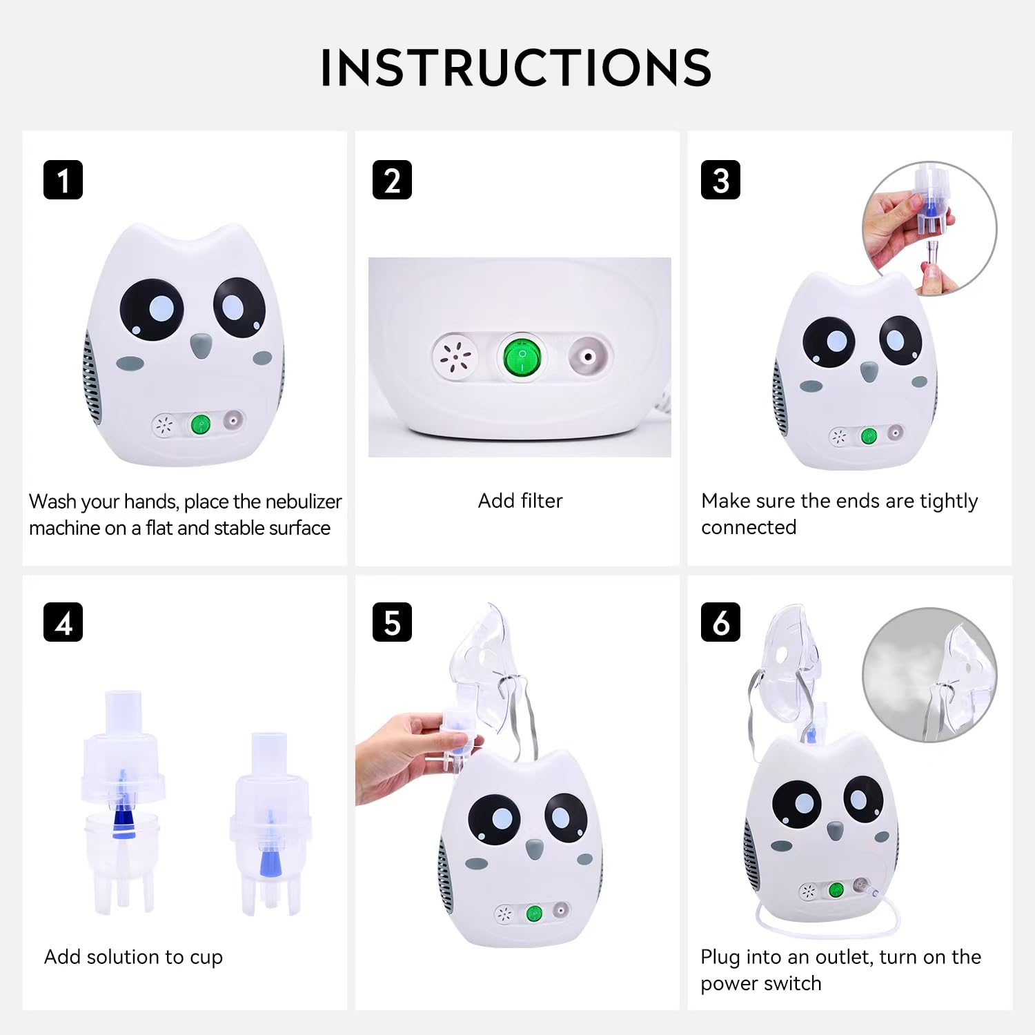 Compressor Nebulizer Machine for Home Use and Travel